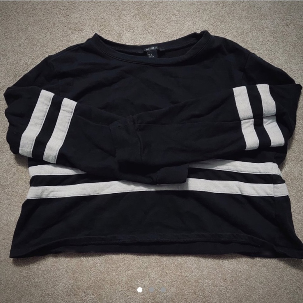 Forever 21 Cotton-blend Cropped Sweatshirt ♾